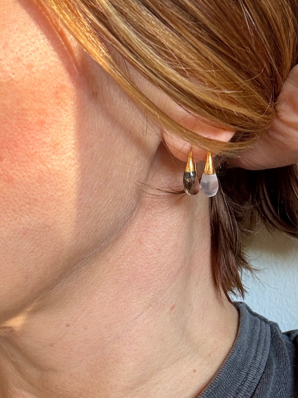 Marie Helene de la Taillac Teardrop Shape Earrings